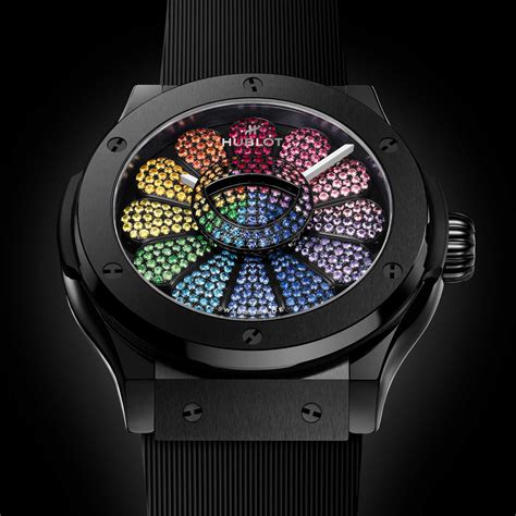 hublot rainbow watch price|hublot watch price timepiece.